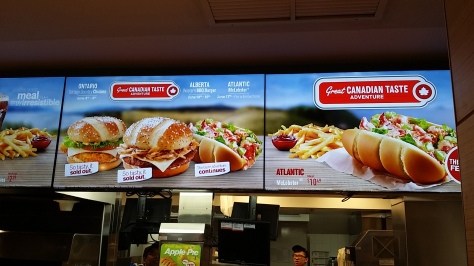 canada mcdonalds menu